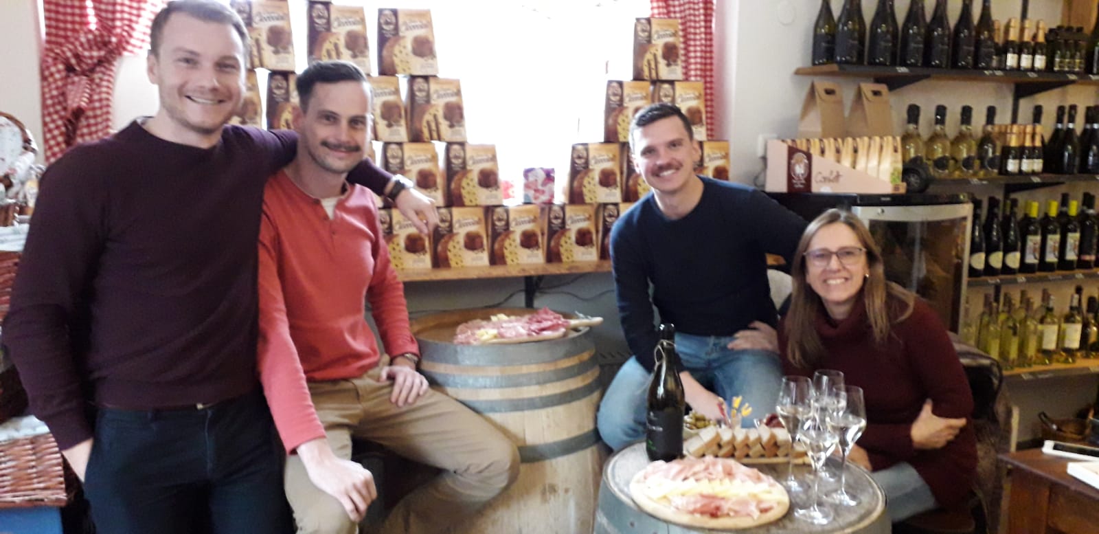 Jakub, David, Honza, Lenička